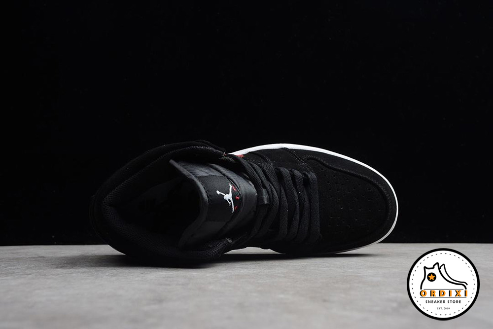 air jordan 1 mid multicolor swoosh black