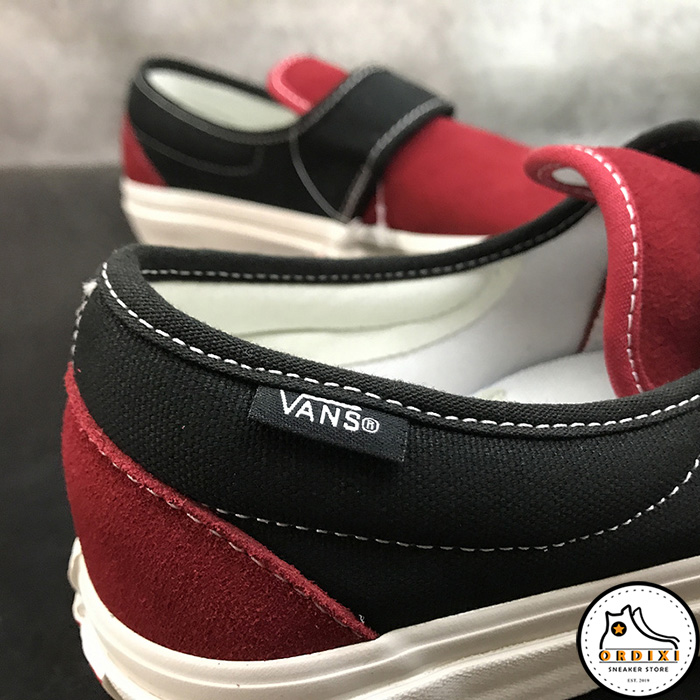 Địa Chỉ Bán Giày Vans Slip-On Fog Black And Red Giá Rẻ