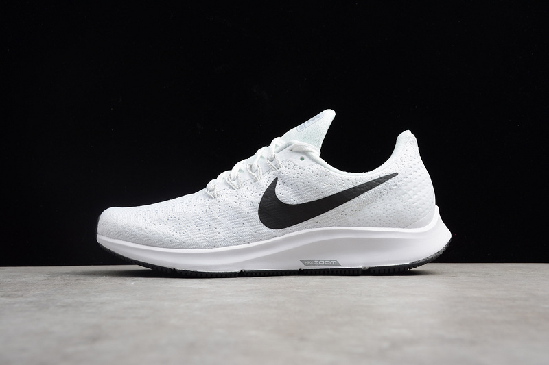 Giày Nike Air Zoom Pegasus 35 White Black Running Shoes AO3939-100