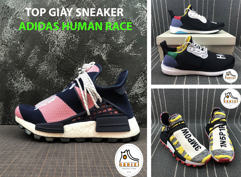 Adidas human race outlet giá