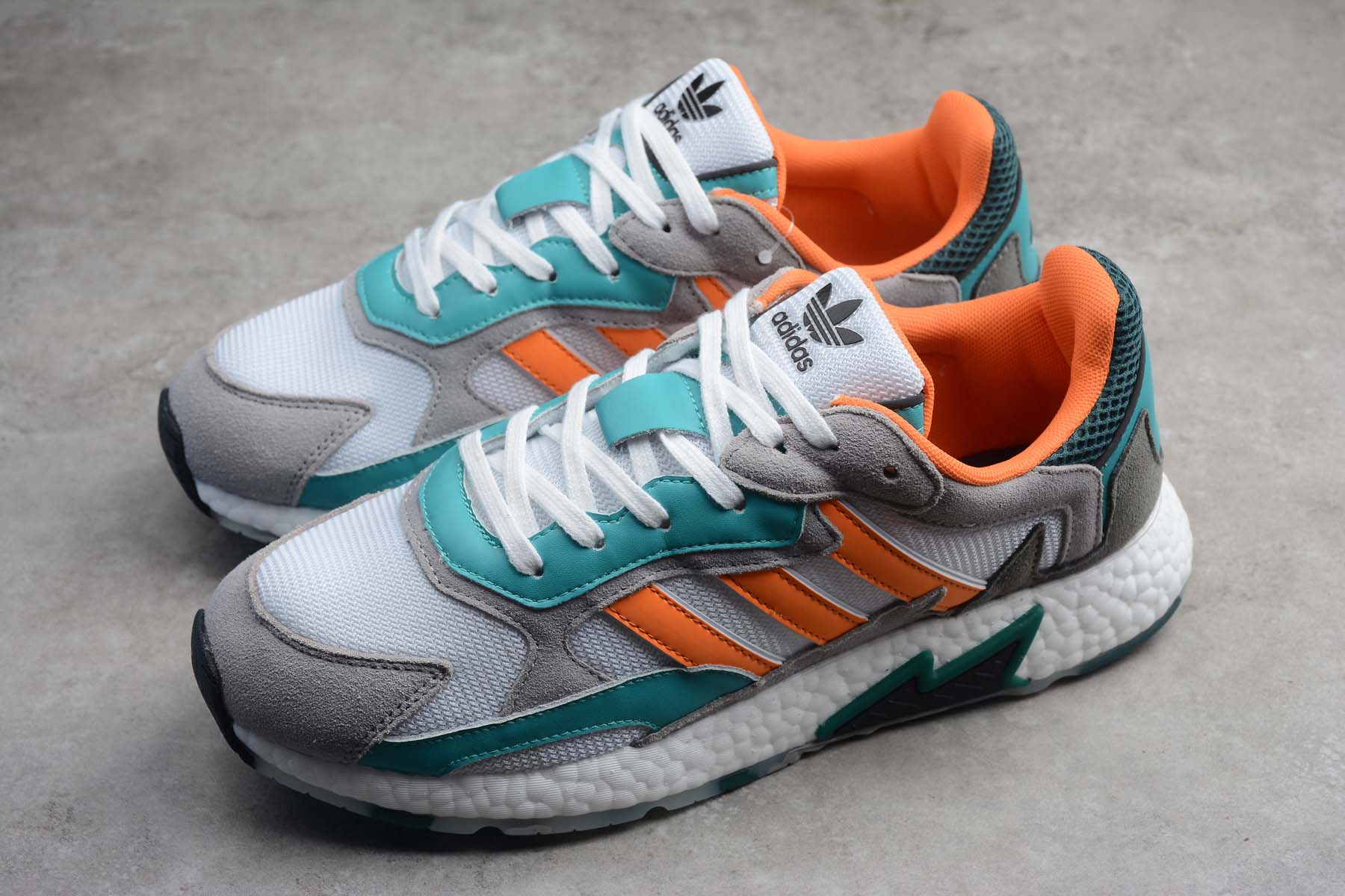 Mua Bán Giày Adidas Tresc Run Boost Grey Orange Green White Eg4718