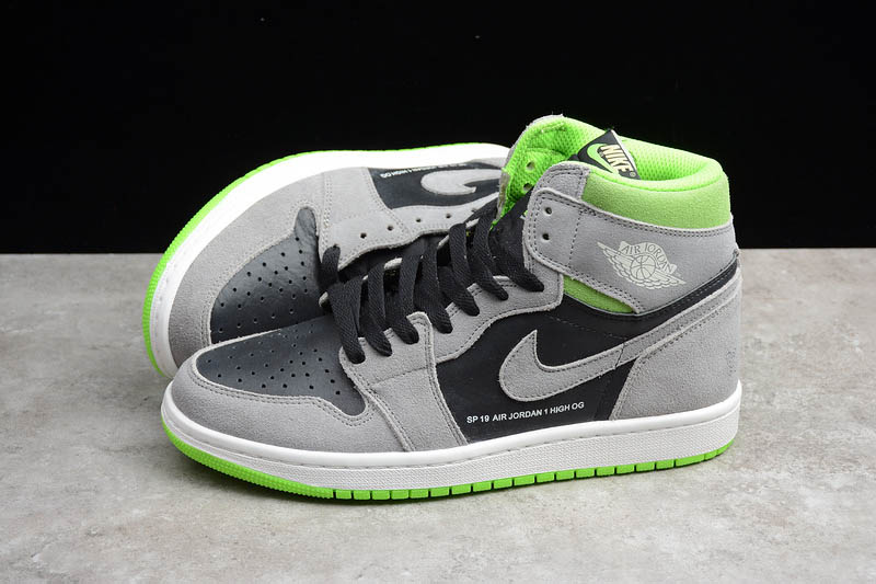 Air jordan 1 discount neutral grey volt