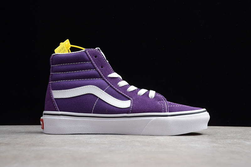 Giày Vans SK8-high Shoes Purple White VNOA4BV6V7F Rep 1:1 Giá Rẻ