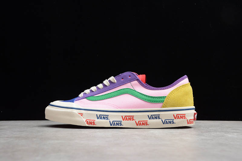 Giày Vans Sk8-High Shoes Purple White Vnoa4Bv6V7F Rep 1:1 Giá Rẻ