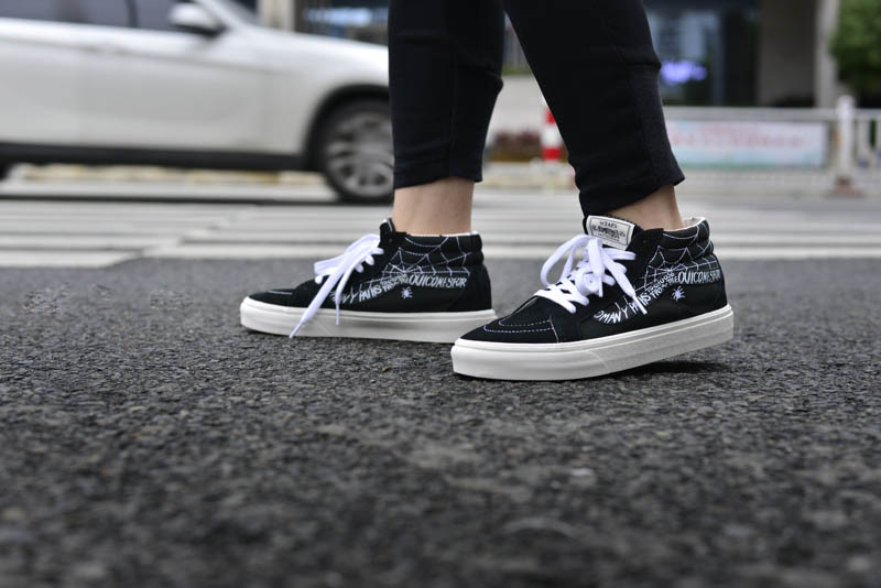 WTAPS × VANS SK8 MID BLACK LEOPARD US11h 靴 スニーカー 靴