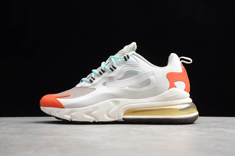nike air max 270 react beige orange