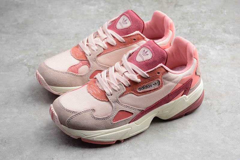 Giày Adidas Falcon Cloud White Rose Red 