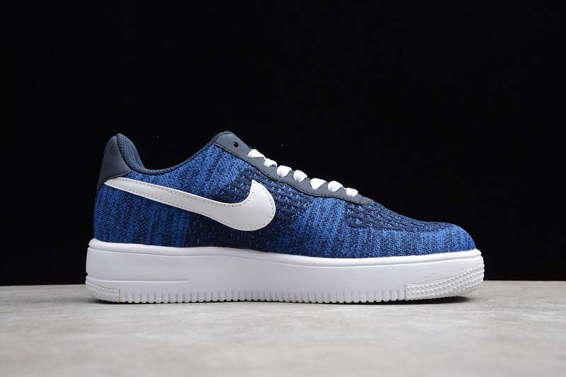 Giày Nike Air Force 1 Flyknit 2 Collage Navy Pure Platinum Black White  AV3042-400 - Ordixi.com