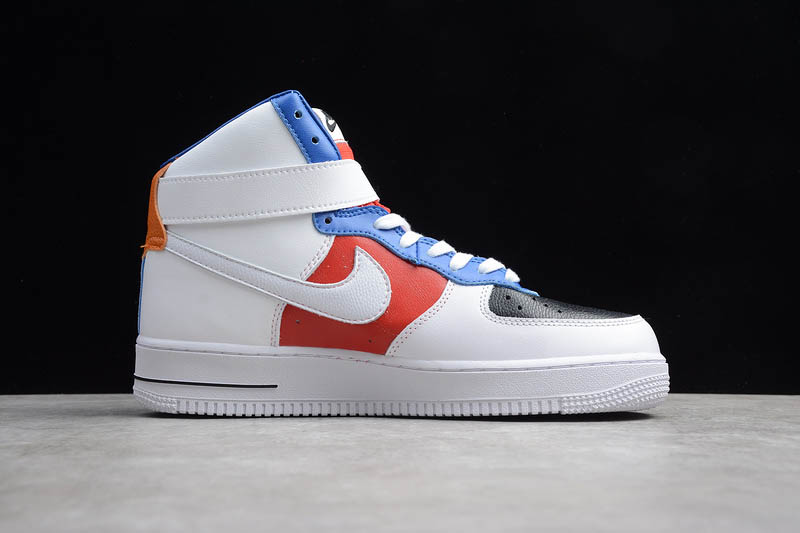 nike air force 1 white red blue