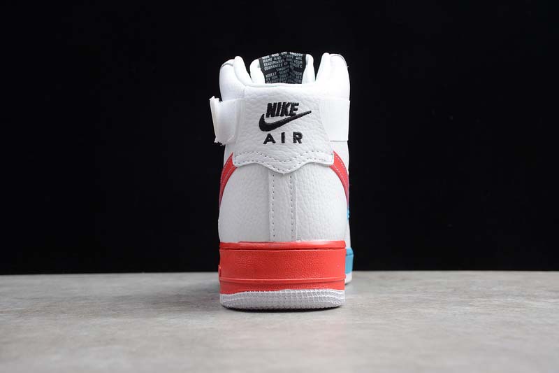 Air force 1 high gradient clearance white blue fury ember glow