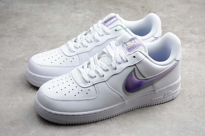 air force 1 low oversized swoosh white racer blue