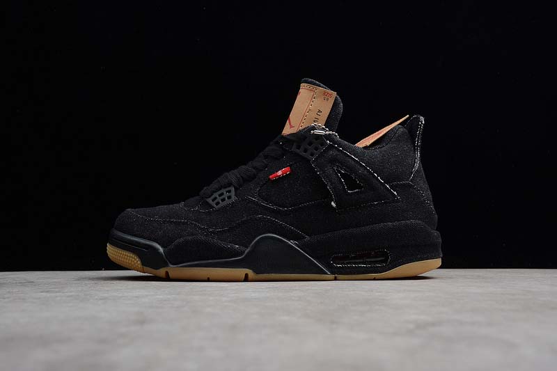 Giày Nike Air Jordan 4 Retro Levis NRG Black AO2571-001 