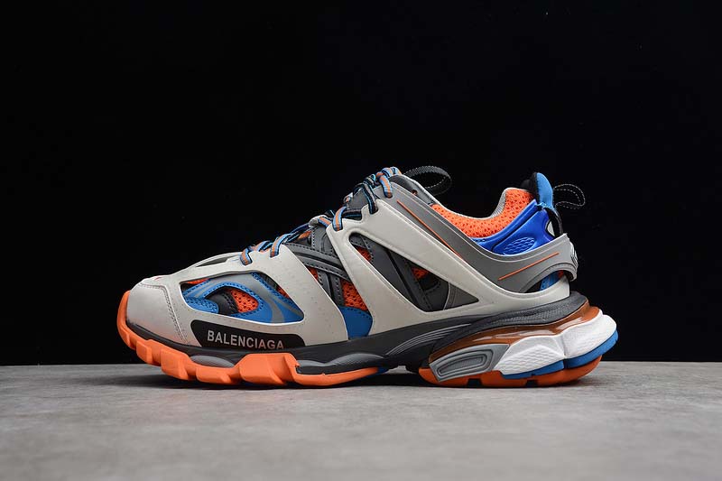 Giày Balenciaga 3.0 Triple S Sneaker Gomma Maille Gris Orange Blue  Ecba800465D - Ordixi.Com