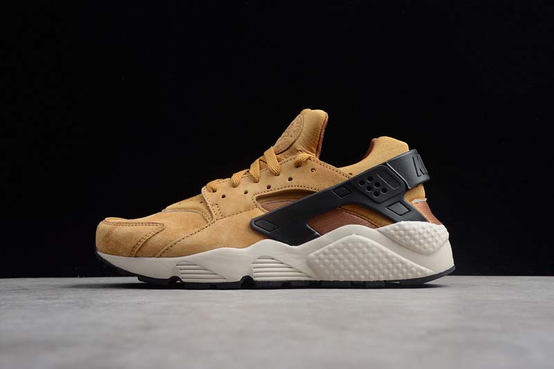 nike huarache brown and black