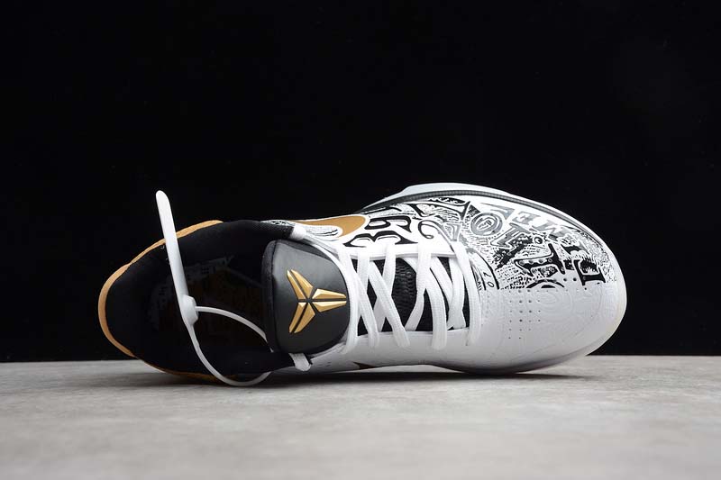 Nike Kobe 5 Protro Black White Gold Ct8044-100 - Ordixi.Com