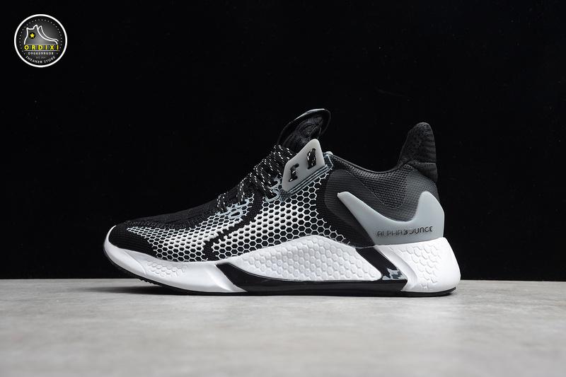 Adidas Alphabounce Beyond Shoes Core Black White Grey Cg5595 