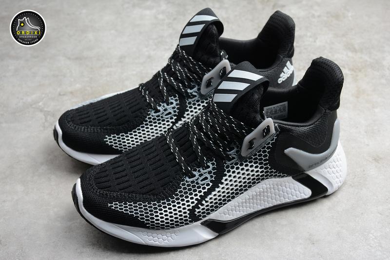 Adidas Alphabounce Beyond Shoes Core Black White Grey Cg5595 