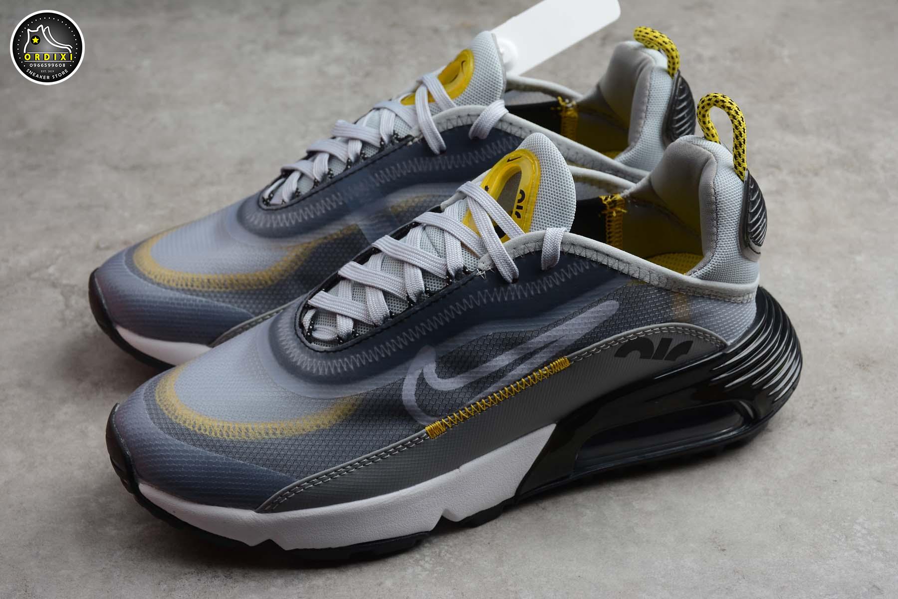 nike 2090 grey yellow