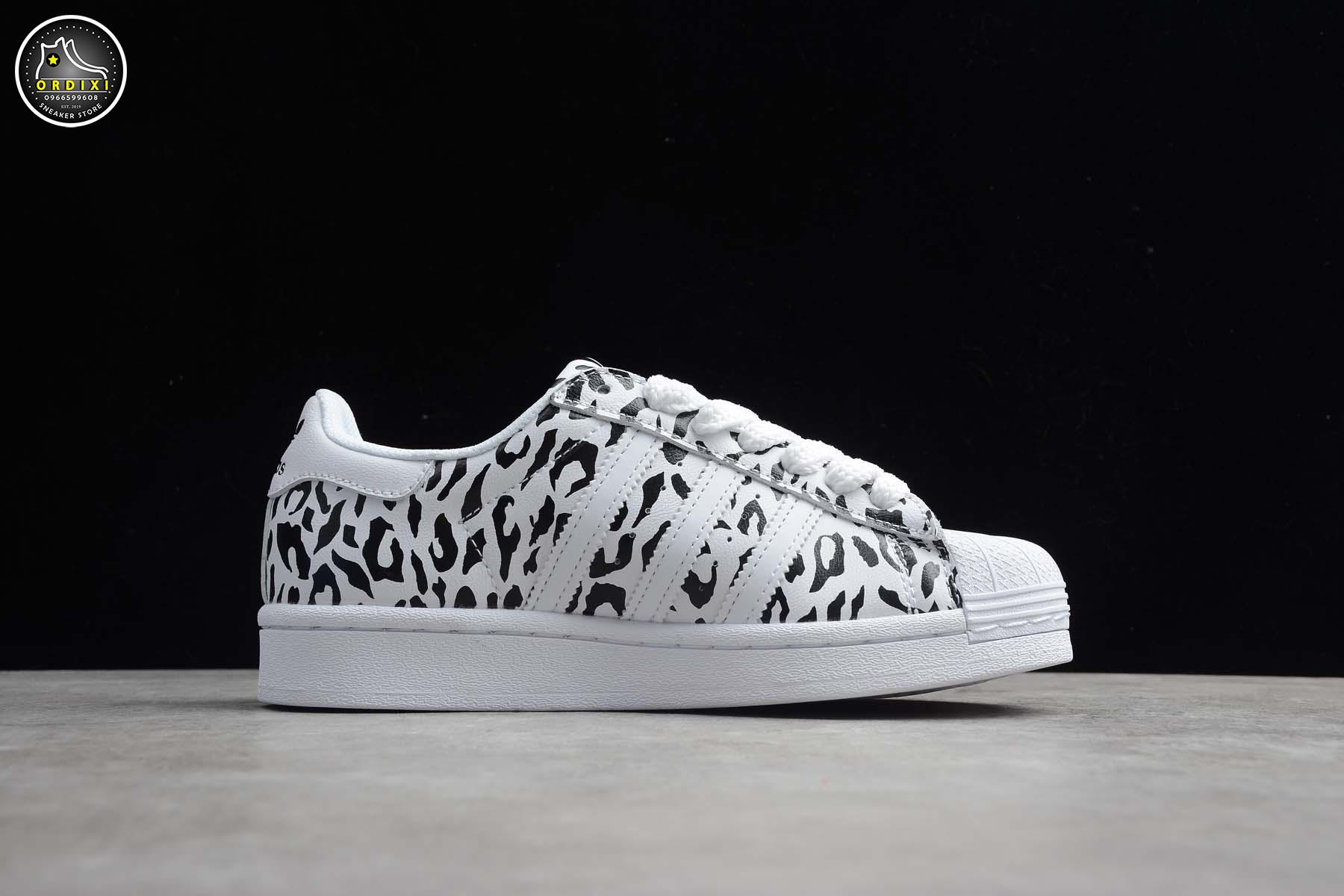 superstar python & leopard print sneakers