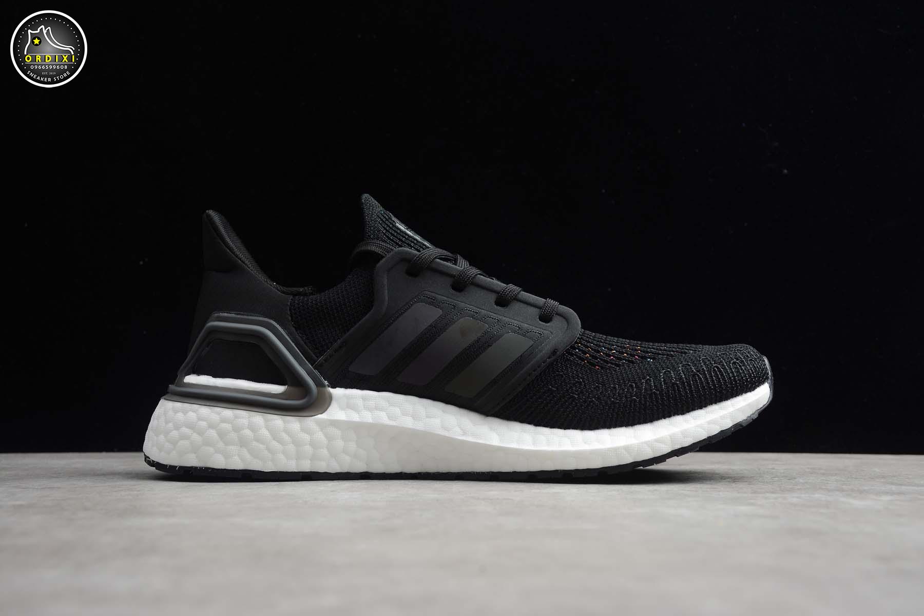 Adidas Ultra Boost 2020 Black Metallic White Eg4367 - Ordixi.Com