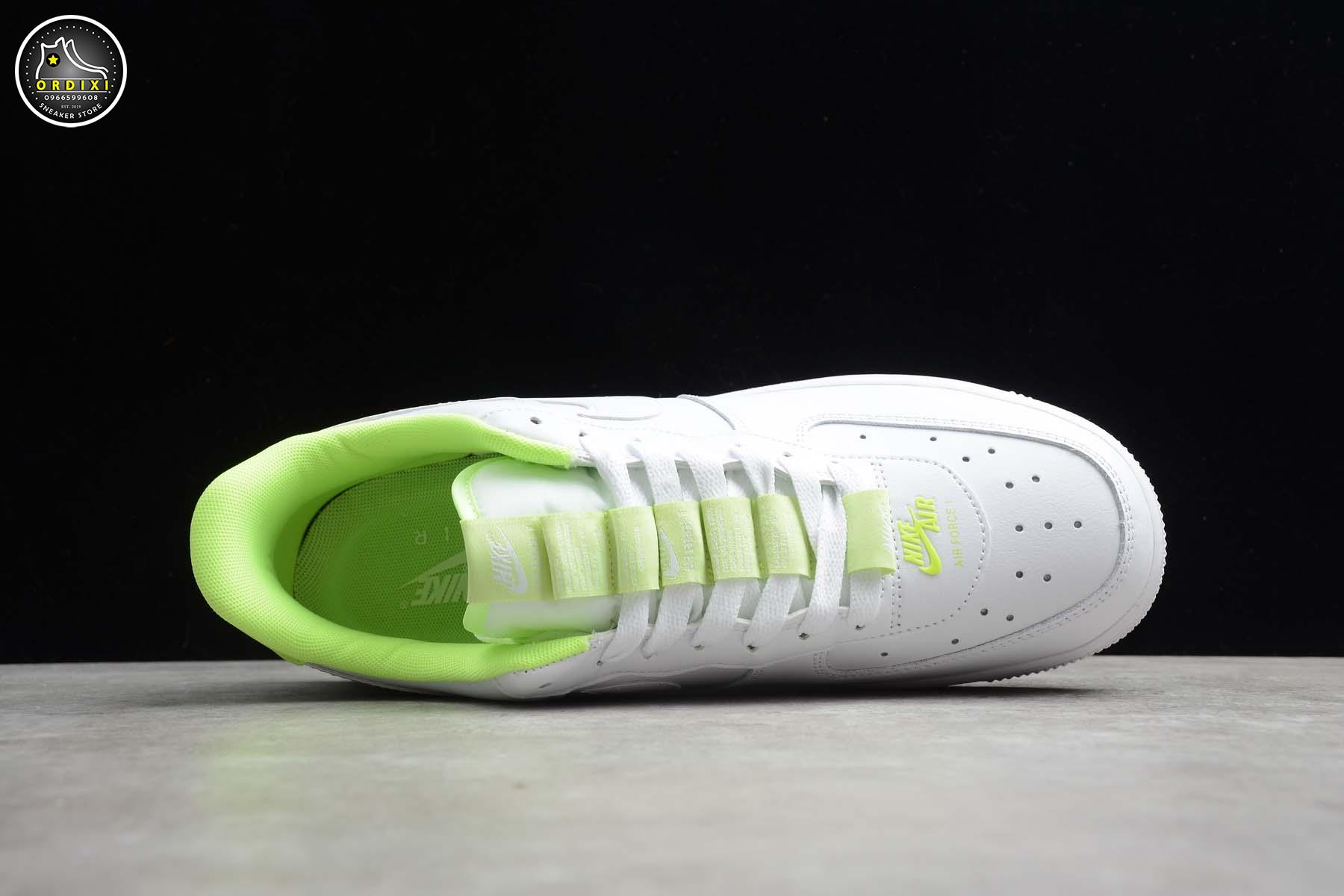 nike air force 1 low double air low white barely volt