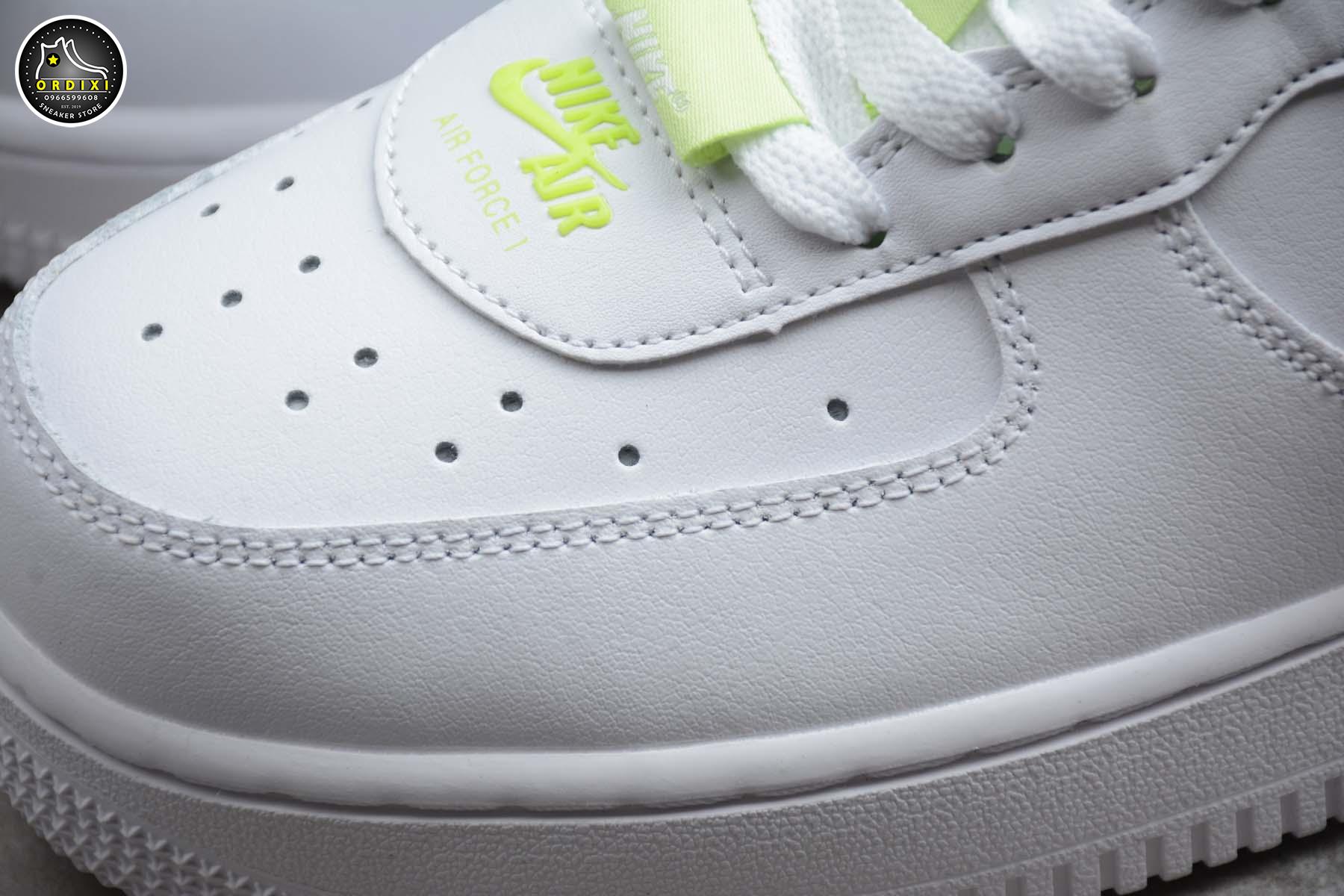 nike air force 1 low double air low white barely volt