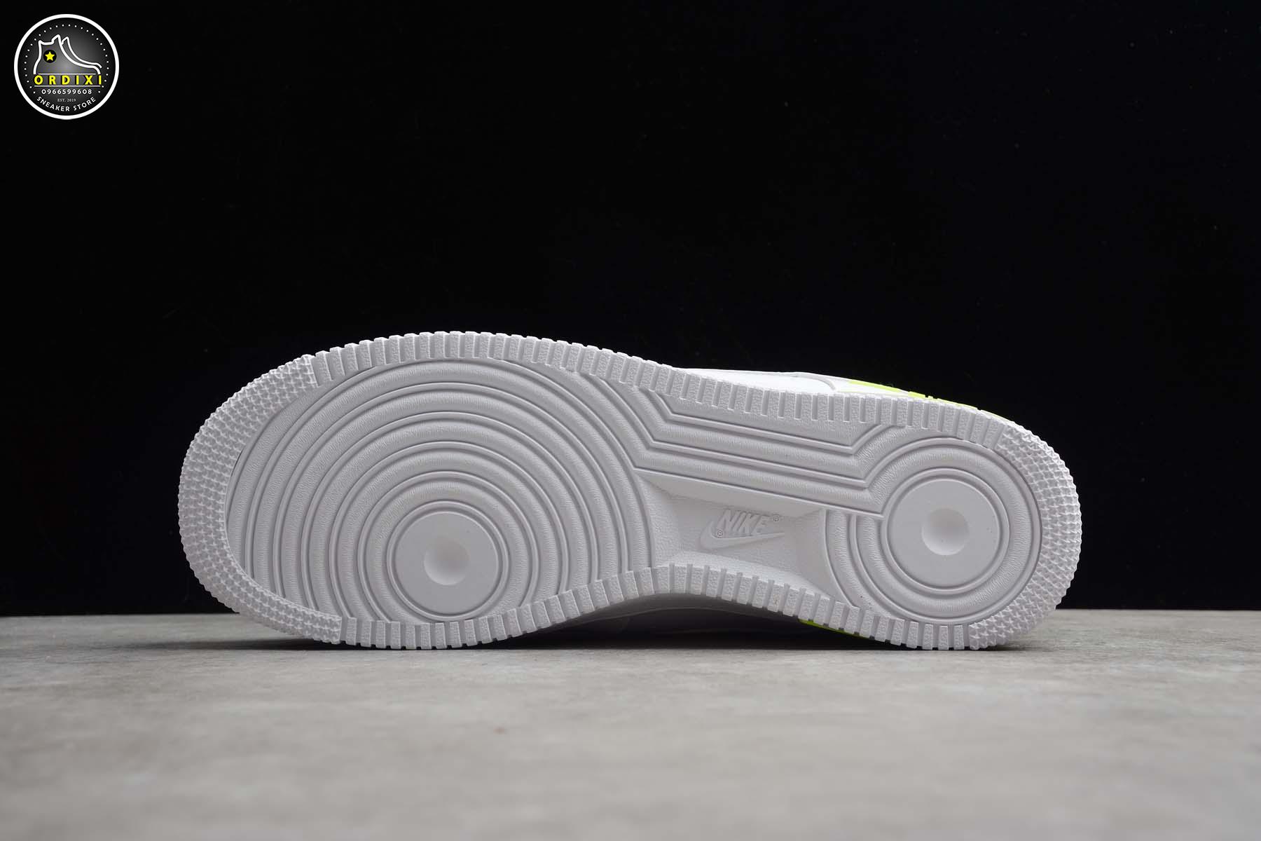 nike air force 1 low double air low white barely volt