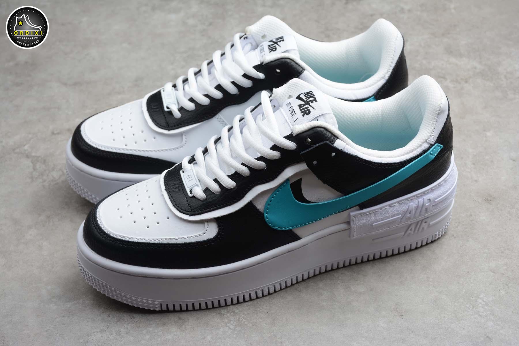 Nike Air Force 1 Shadow W White, Barely Volt & Sapphire CJ1641-041 - Ordixi.com