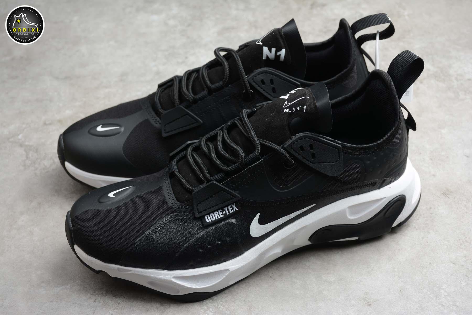 nike react type gtx triple black