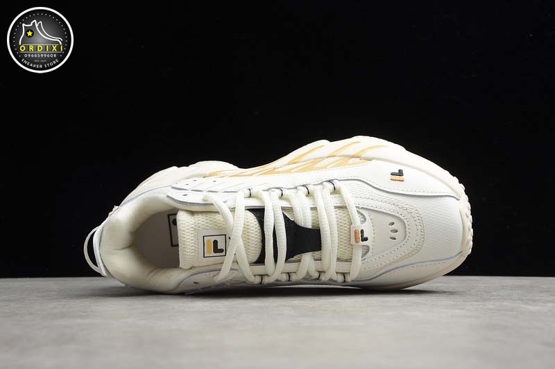 Fila Dad Shoes White Beige Gold F12W021103Fsd - Ordixi.Com