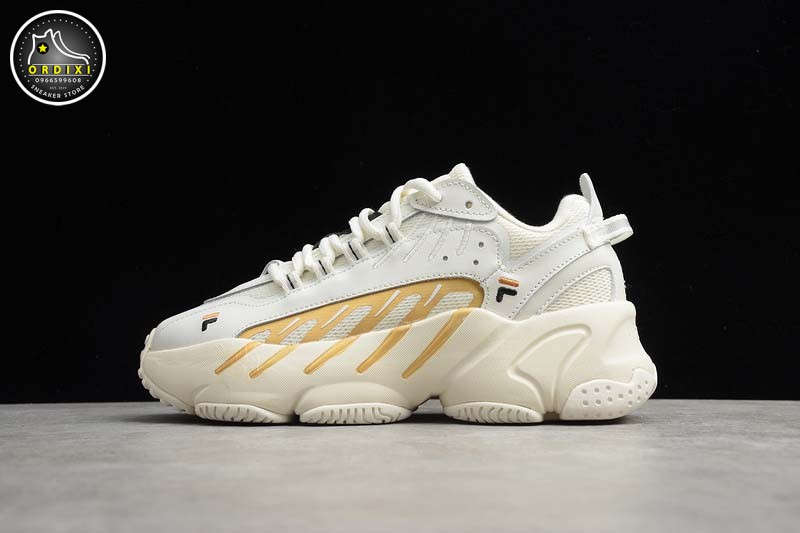 Fila Dad Shoes White Beige Gold F12W021103Fsd - Ordixi.Com