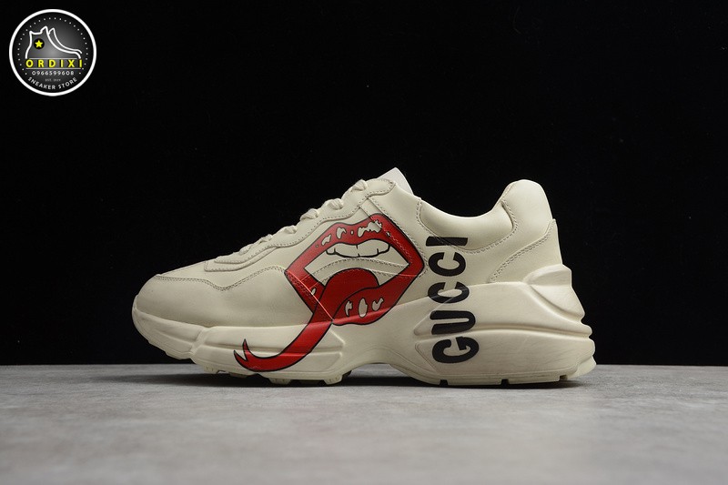 Gucci Shoes Beige Black Red - Ordixi.Com