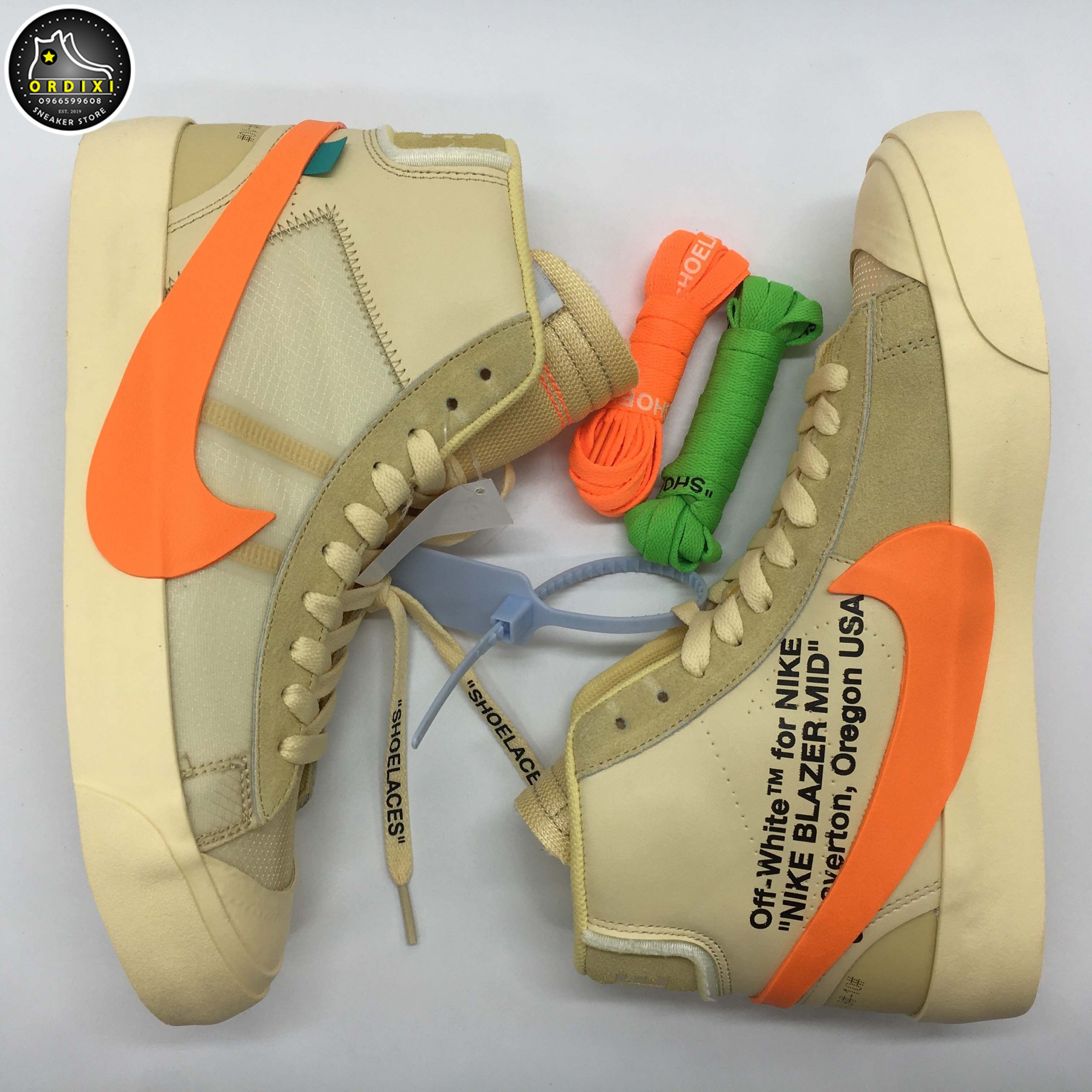 Nike Blazer Mid Off-White All Hallow's Eve Shoes AA3832-700 