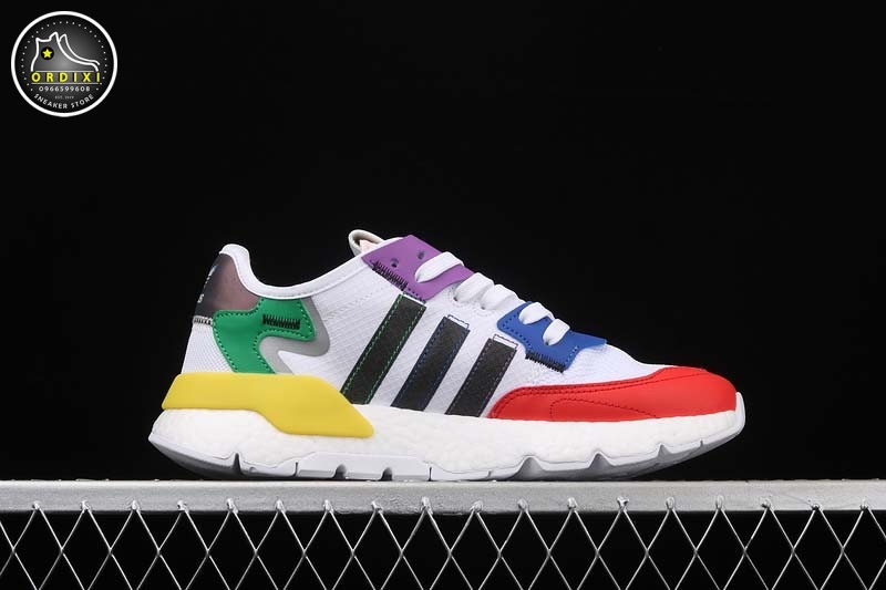 Adidas originals nite discount jogger pride fy9023