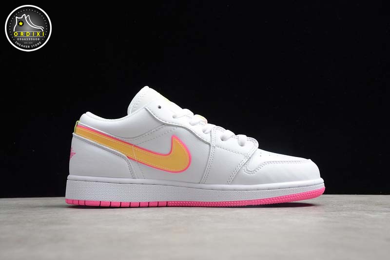 pink yellow nike