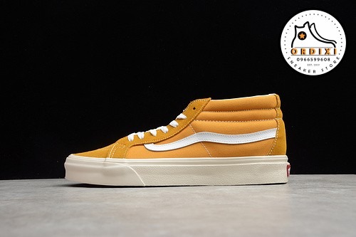 Vans Sk8-Mid Yellow White Vn0A3Wm322L - Ordixi.Com