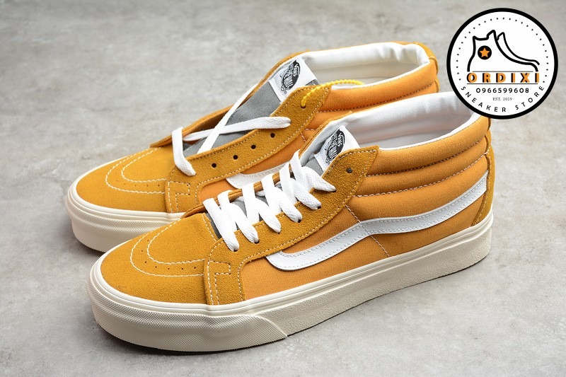 Vans Sk8Mid Yellow White Vn0a3wm322l