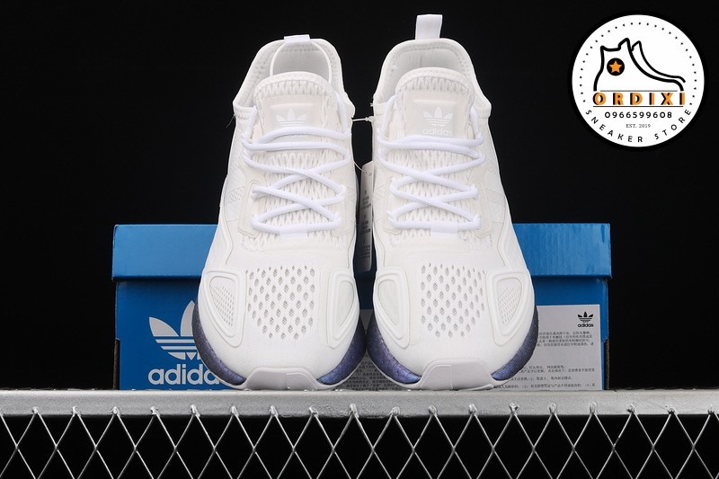 Adidas ZX 2K Boost White Iridescent Boost (W) - FV2928 - Ordixi.com