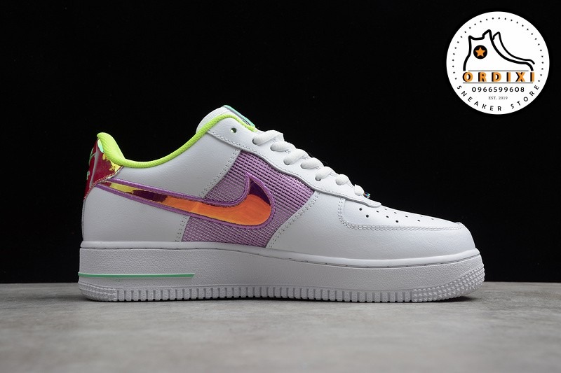 Nike Air Force 1 Low White Multi Pastel W CW5592-100 