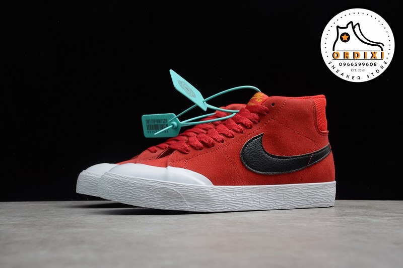 red nike skateboarding shoes