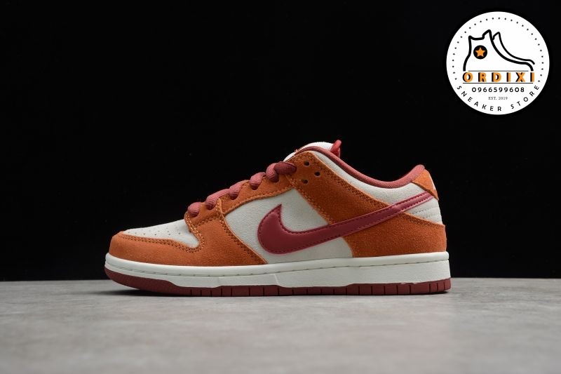 Nike Sb Dunk Low Pro Dark Russet Cedar - Bq6817-202 - Ordixi.Com