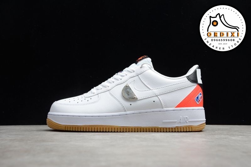 nike air force 1 low nba white crimson gum