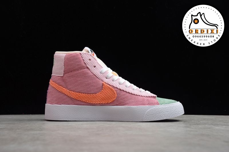 Nike Blazer Mid 77 VNTG Pink Green Orange CT0715-683 - Ordixi.com