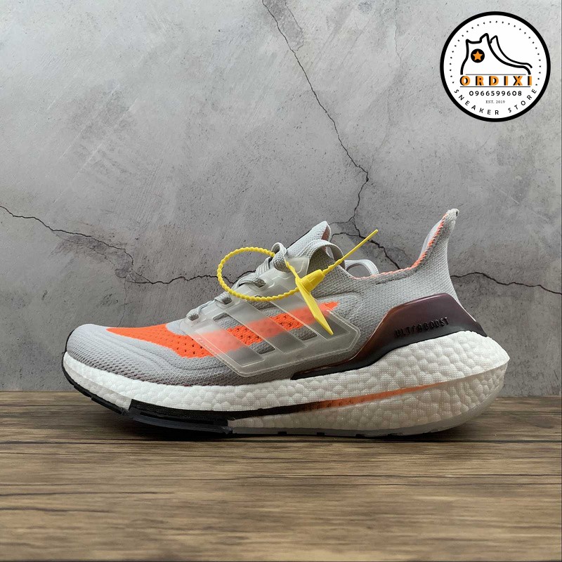 Adidas Ultraboost 21 Shoes - Grey FY0375 