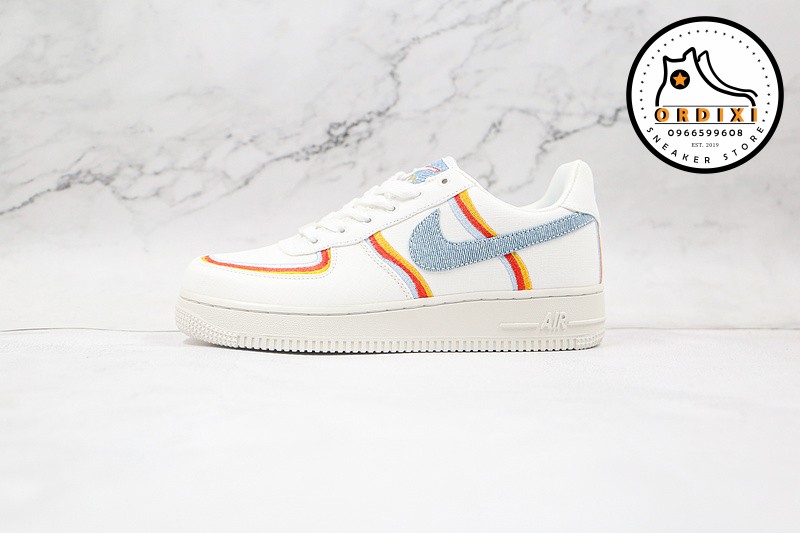 Nike Air Force 1 '07 LV8 Sail/Linen-Sail-Team Orange - 718152-109