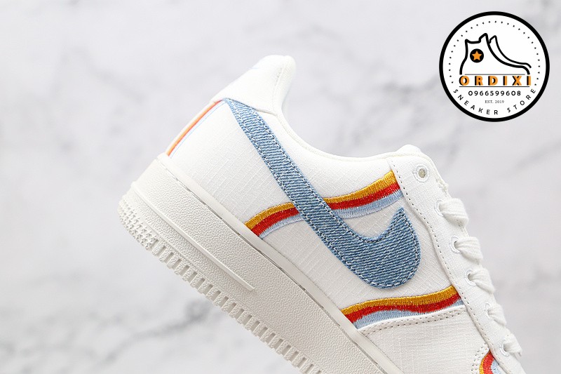 Nike Air Force 1 Low Sail Denim Swoosh (W) - DJ4655-133 - Ordixi.com