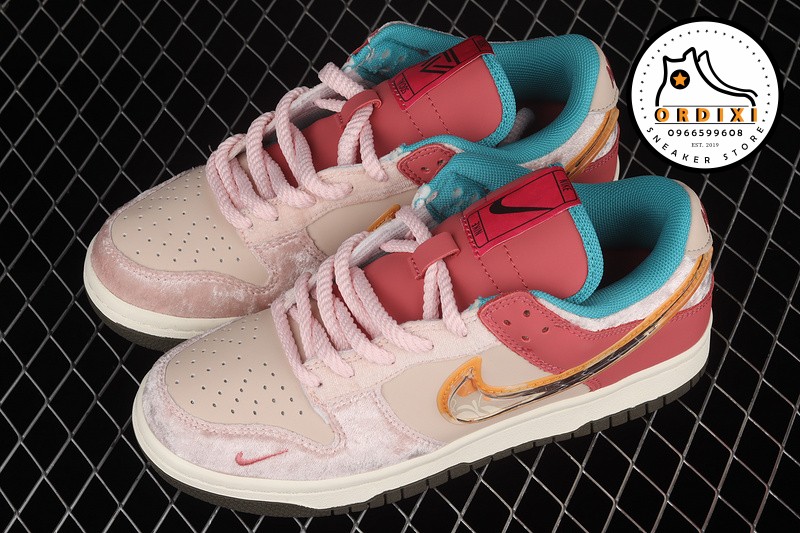 Nike Dunk Mid Social Status Free Lunch Strawberry Milk DJ1173-600 -  