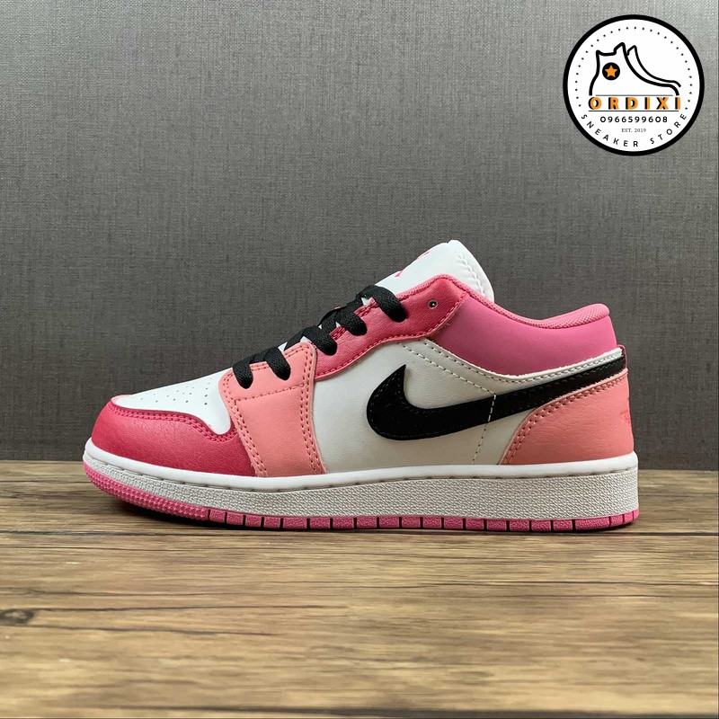 Air Jordan 1 Low Pink Red GS, 553560-162