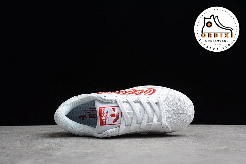 Adidas Originals Superstar Coca Cola Cloud White Red ZA6606