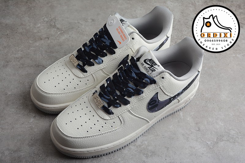 Bape X Nike Air Force 1 07 Low White Light Grey Black Aa1356-115 -  Ordixi.Com